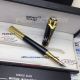 Perfect Replica Montblanc Princess Monaco Purple Diamond Gold Clip Black Rollerball Pen (5)_th.jpg